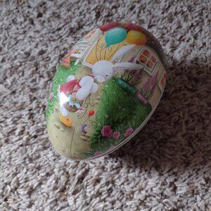 NEW Easter egg shaped box or treat holder